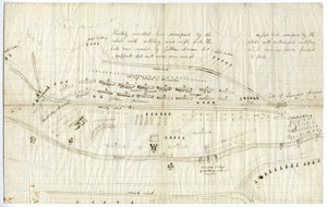 Kaart van Fredericksburg, ca. december 1862